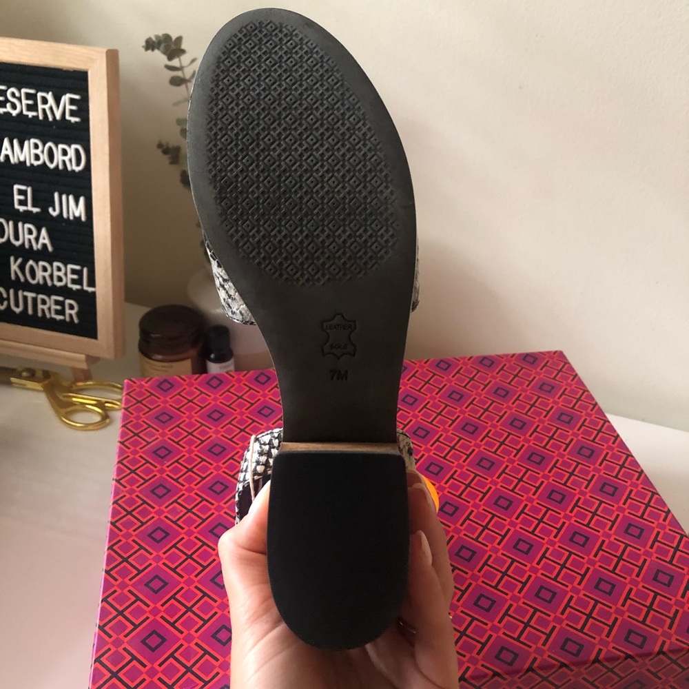 SOLD Tory Burch NWT Wooden Platforms - Picture 4 of 6